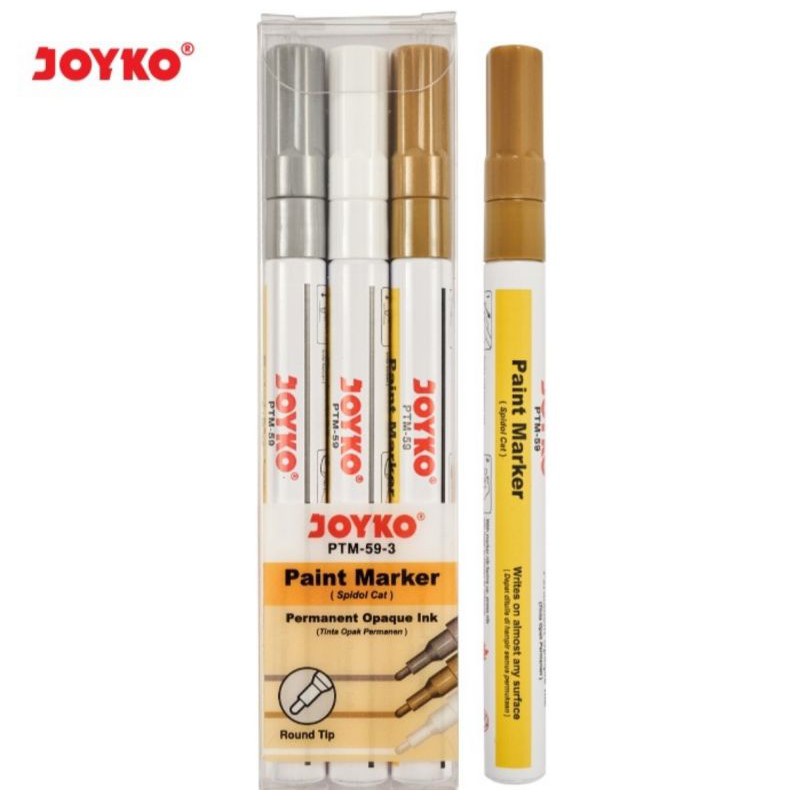 

PAINT MARKER JOYKO PTM 59-3 ROUND TIP SET 3
