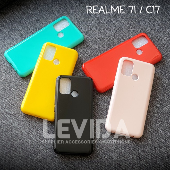 CASE REALME C17 SOFTSHELL CANDY SOFT CASE MACARON SILIKON REALME C17 RUBBER PREMIUM