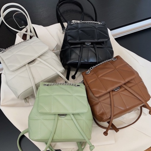 BJ81769 - BLACK/BROWN/GREEN/WHITE - TAS RANSEL SLEMPANG MULTIFUNGSI TAS WANITA FASHION IMPORT MODIS ELEGAN TERMURAH TERLARIS TERBARU BAGSTORE JAKARTA TAS BATAM GT1769 BQ3343 JT504