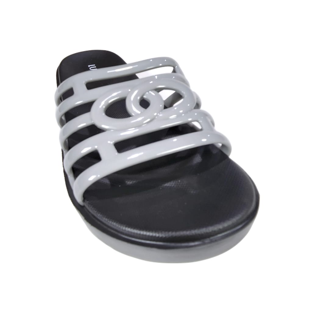 LUOFU ORIGINAL sandal karet empuk murah wanita sendal cewek slop import E7199A4-SH6W