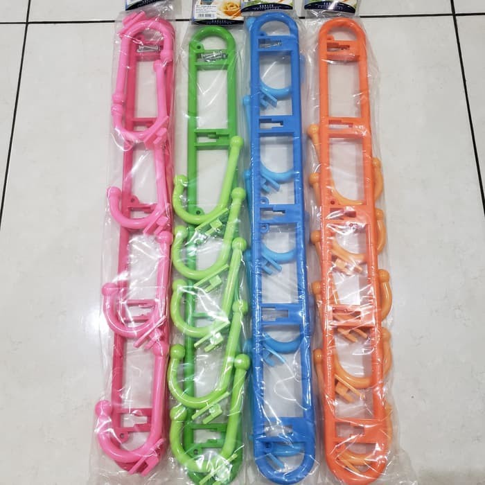 Folding Hanger 10 Stick Lion Star GB 1 Gantungan Jemuran Baju Kapstok Plastik