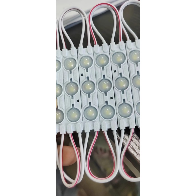 100Pcs LED Modul 2835 3 Mata Tipe 6012 12V - Putih