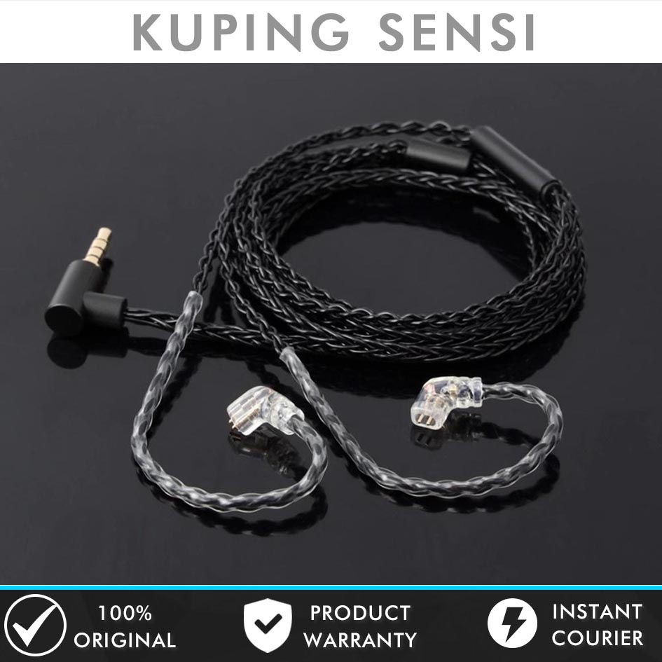 JCALLY JC08s 8 Core with Mic Kabel KZ Cable Upgrade JCALLY Kabel KZ EDX Pro CCA CRA TRN MT1 KZ ZS3 ZST ZSA BLON BL03 BL01 KBEAR Moondrop 7hz TRN CCA CRA DQ6s ZST ZS10 Pro