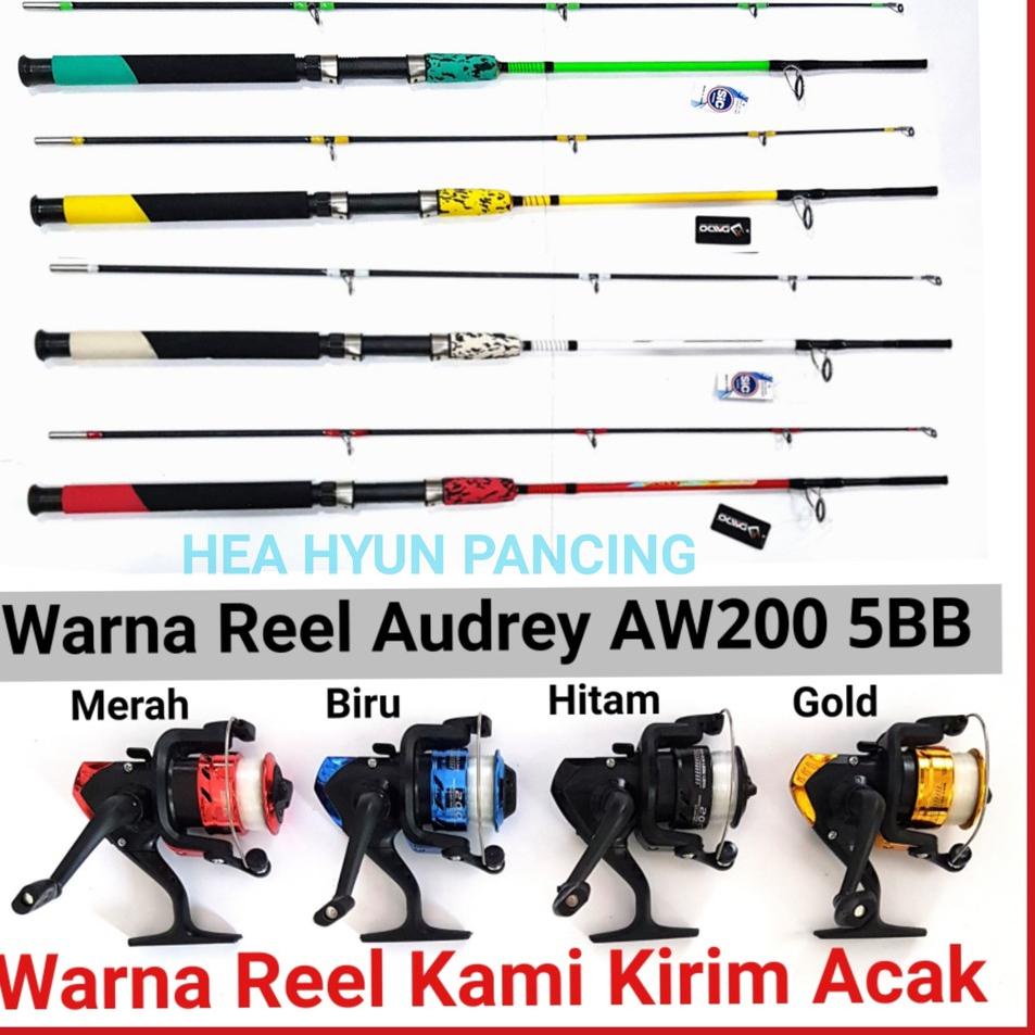 Bcu31au22м ▫ Pancing 1 set tinggal pakai joran sambung 2 DAIDO MANTA power solid 1,8 meter / 180 cm 