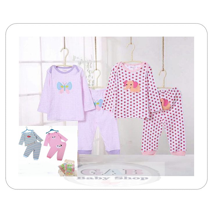 Setelan Piyama Panjang CarterLove/  Setelan Baju Bayi