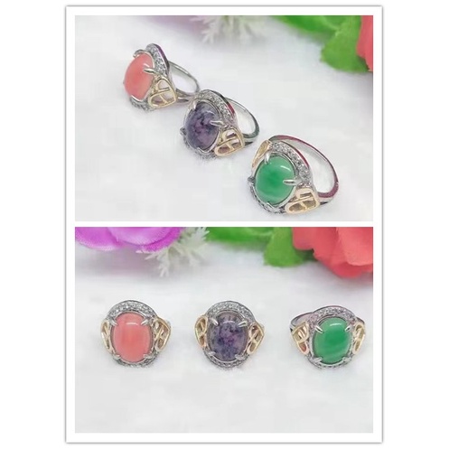 Cincin xuping permata warna warni perhiasan a-h