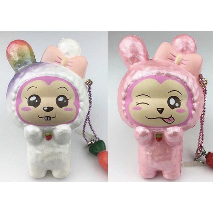 PROMO SQUISHY LICENSED cheeka bunny by punimaru ( kelinci cheeka ORI)