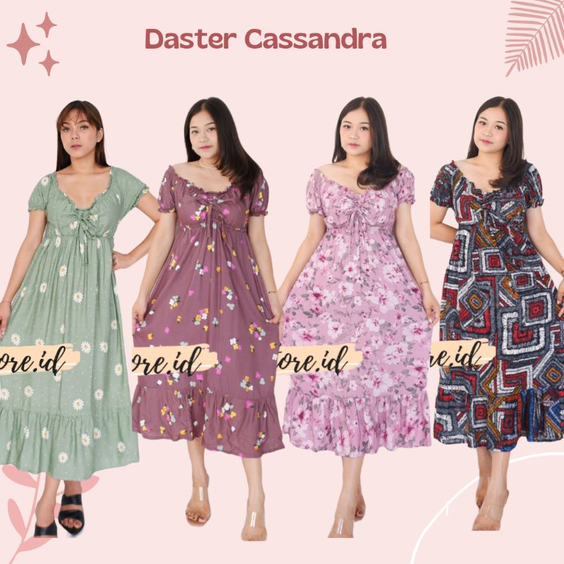 DRESS CASANDRA KERUT DADA MODEL SABRINA