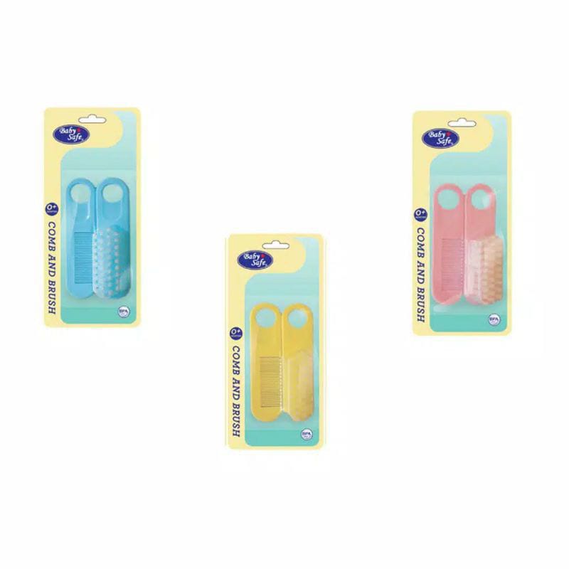 Baby Safe Sisir Bayi BD195 Comb and Brush BabySafe