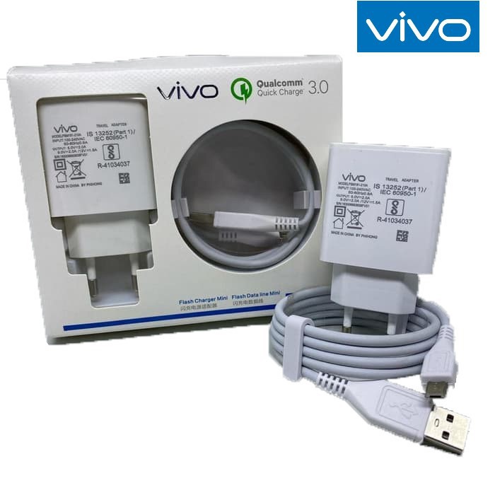 Charger Vivo Fast Charging Original 2A QC 3.0