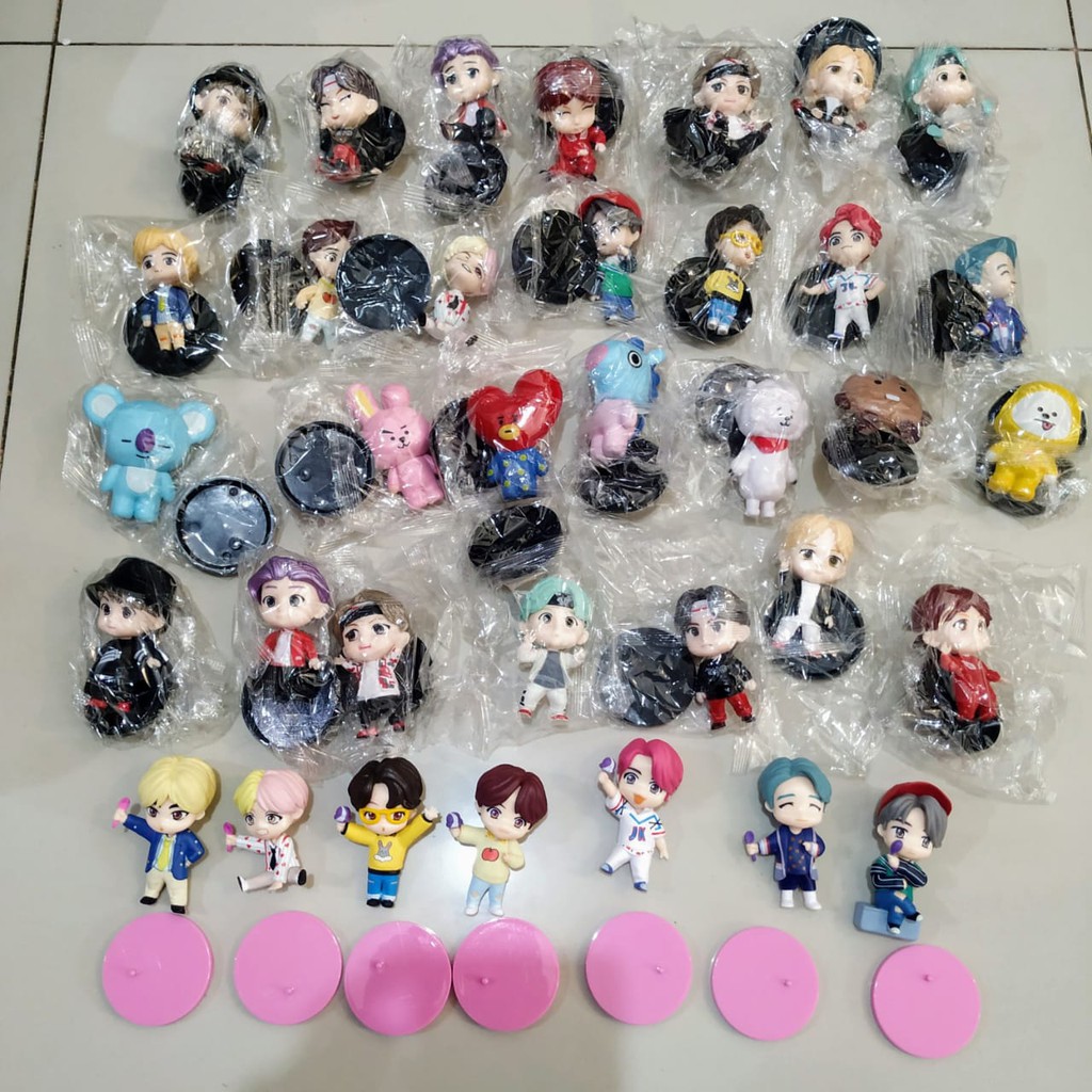 (RANDOM) STAND FIGURE PAJANGAN FIGURAN BTS BT21 KPOP ARMY BANGTAN BOYS ECERAN