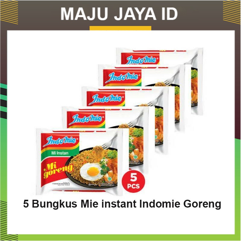 

5 pcs - Indomie Goreng Spesial 85 gram Asli Original 85 gr 85gr Mie Mi Goreng 5 Buah 5pcs Ada Pilihan Ayam Goreng Bawang Jumbo Rencang Aceh Pedas 5 bungkus MJ Maju Jaya ID