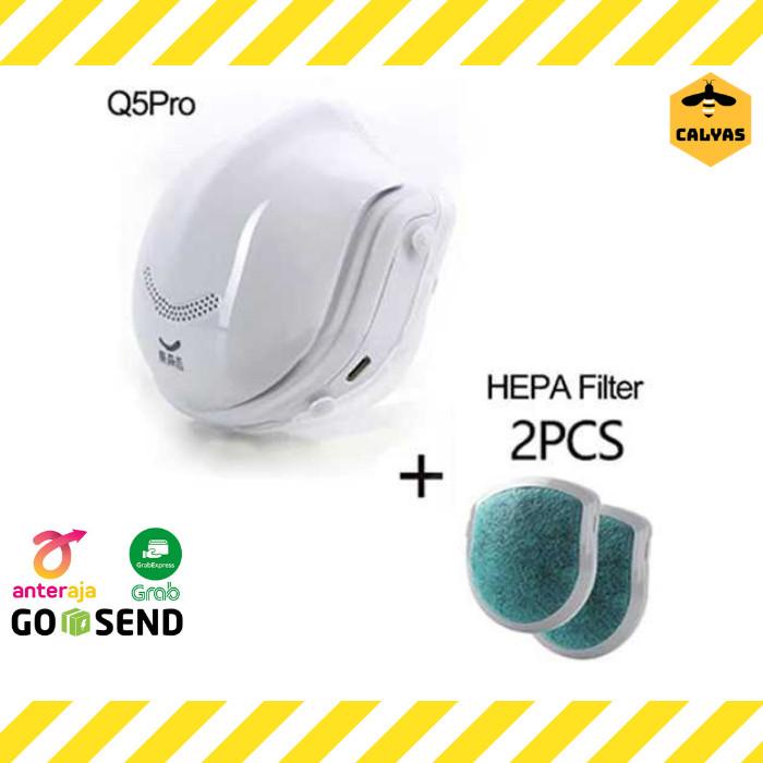 Medis | Masker Udara Electric Hepa Filter Usb Rechargeable Xiaomi Q5S Q5Pro