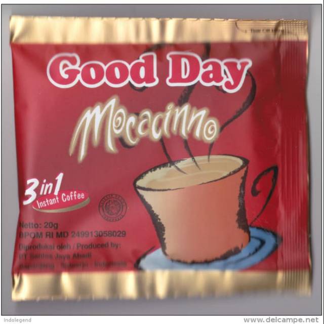 Kopi Good Day Mocacinno per 10 Sachet