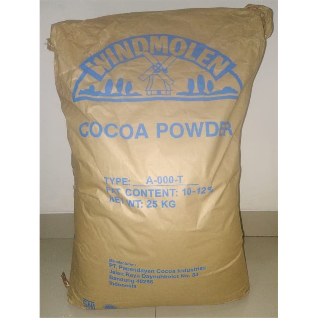 

Windmolen Cocoa Powder 25kg / Bubuk coklat Wind Melon 1 Sak