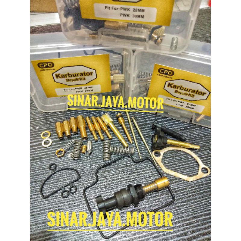 repair kit parkit cpo pwk 28m 30m 32m 34m cpo racing power buat karbu sudco tdr koso uma ktc semua karbu pwk