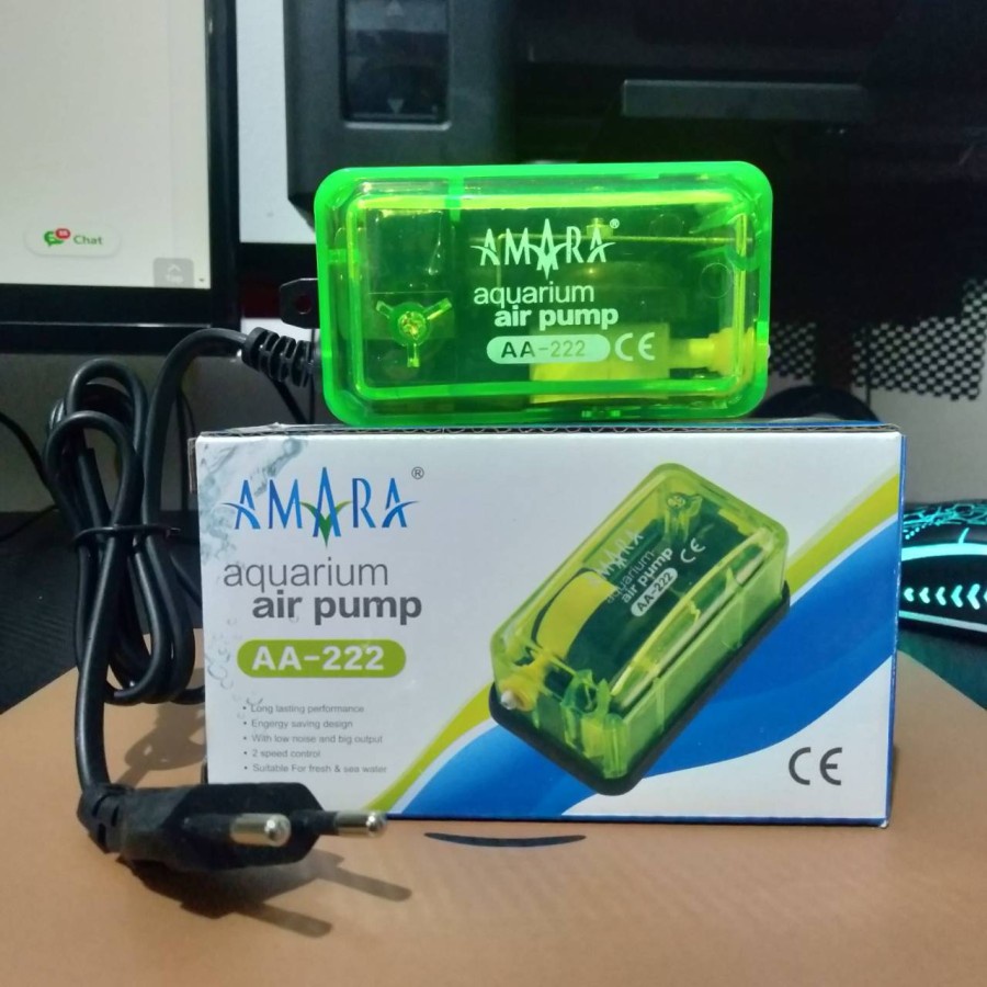 AA-222 AMARA AIRPUMP POMPA AERATOR 1 LUBANG (MESIN ONLY)