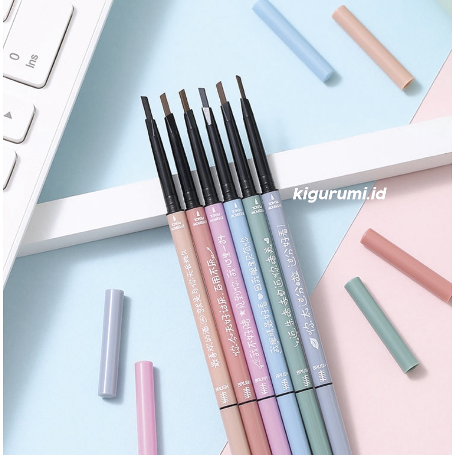 LAMEILA 1 SET 6 PCS Alis Eyebrow Double Heads Geometry Colors Eyebrows LA145 785