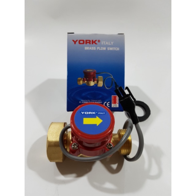 YORK 1" - 3/4" Otomatis Pompa Air Dorong (Flow Switch)