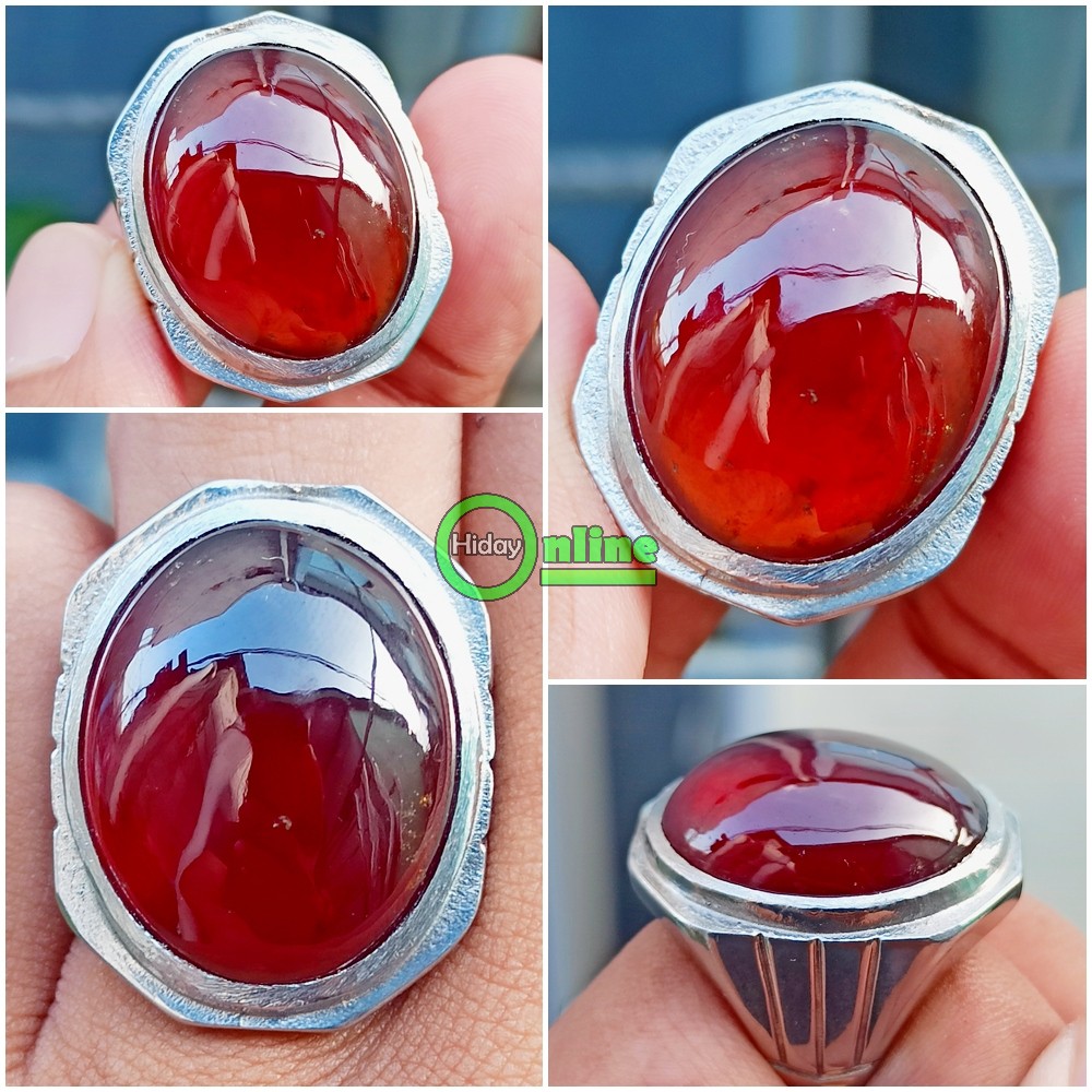 CINCIN NATURAL RED GARNET / REDDISH BROWN GARNET JUMBO