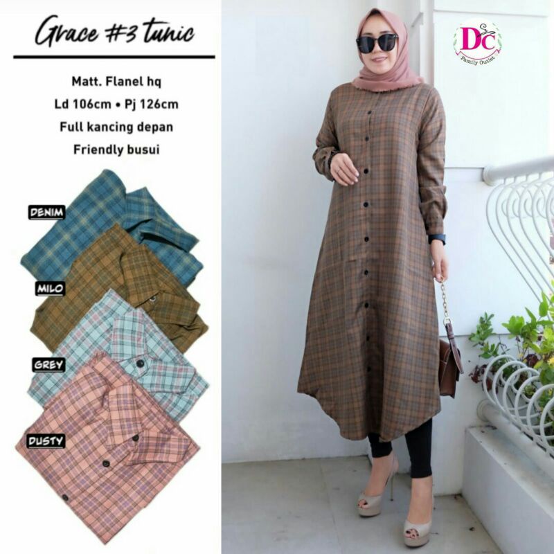 GRACE #2  dan # 3 Tunik Long II DC