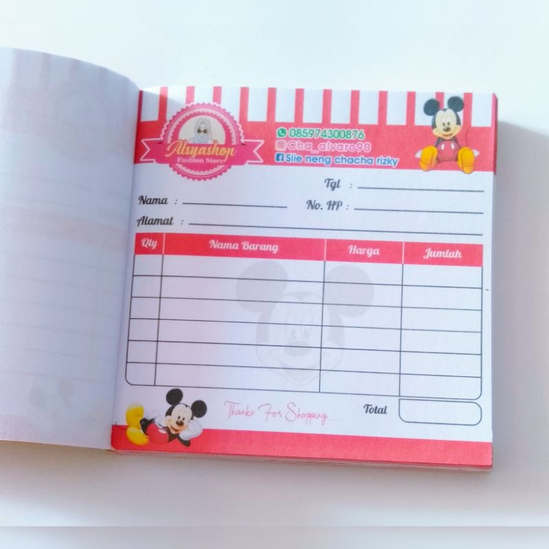 

NOTA OLSHOP CUSTOM 1/6 Folio