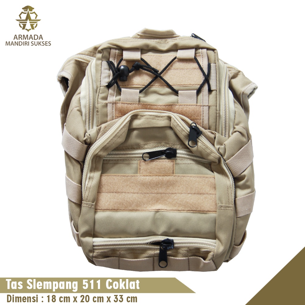 Tas Selempang Libanon Loreng - Sling Bag Libanon Loreng