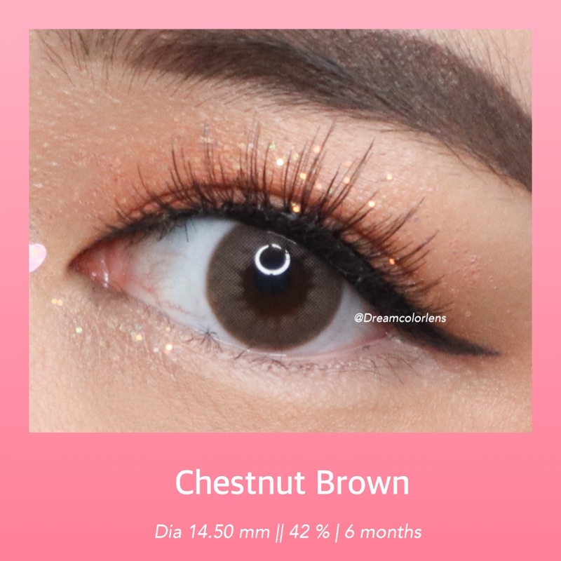 DREAMCOLORLENS - Softlens Chestnut Brown / Coklat Minus