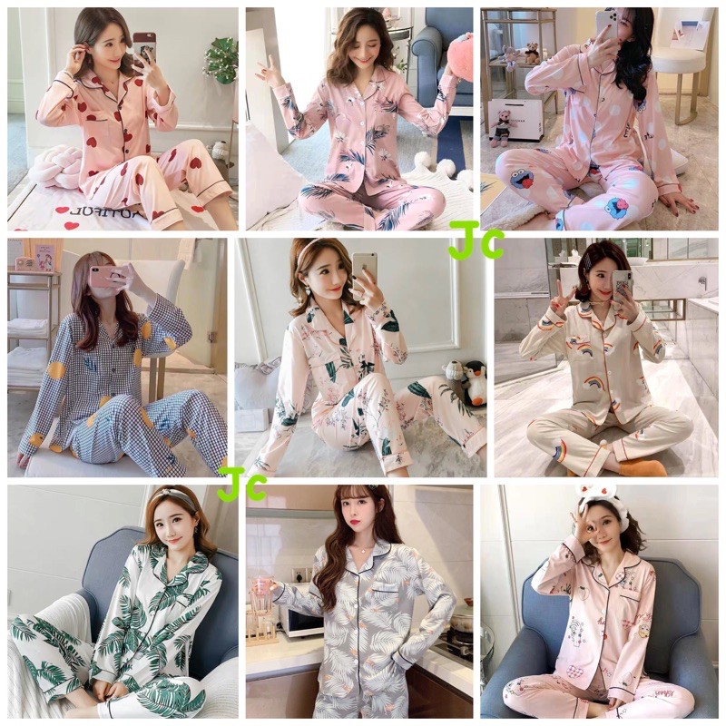 JC - Piyama Premium PP / Piyama wanita kekinian / Piyama wanita import murah
