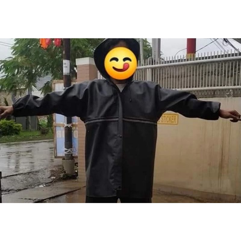 jaket jas hujan atasan nya aja waterprof xl xxl xxxl