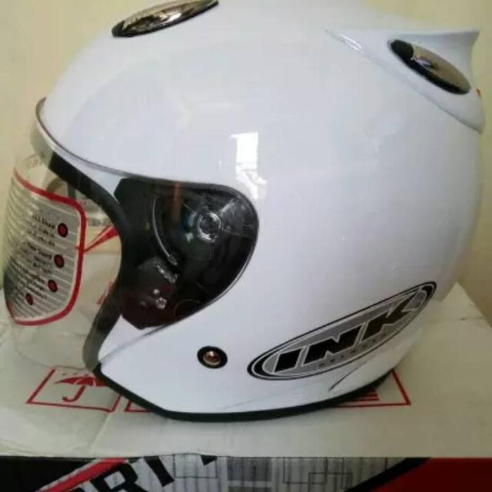  Helm  Murah free stiker  INK CENTRO BASIC KLY WARNA  PUTIH 