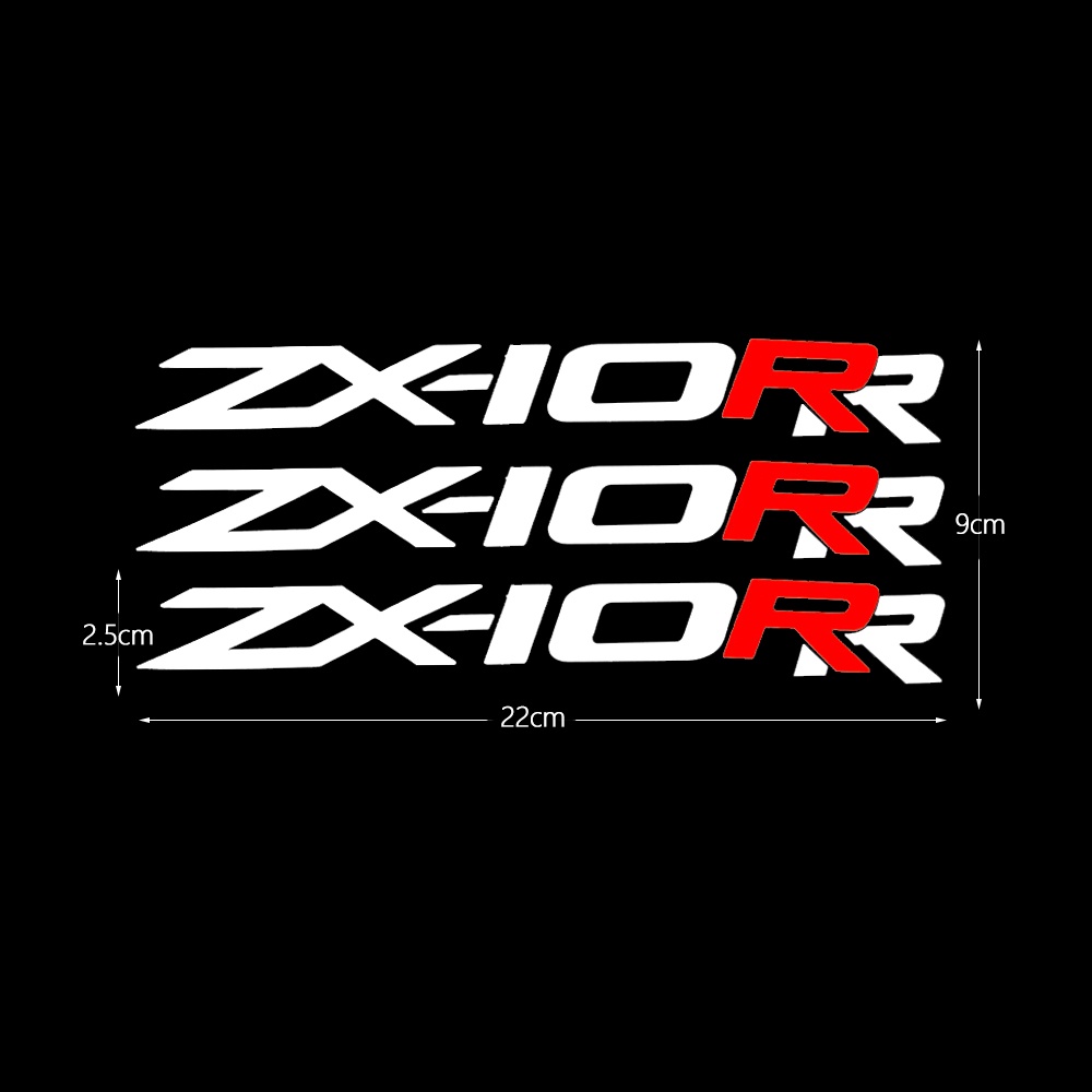 1 Set Stiker Reflektif Kawasaki Tahan Air Untuk Dekorasi Body Motor ZX-3RR ZX-4RR ZX-6RR ZX-10RR ZX-25RR