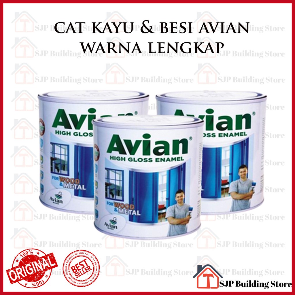 [COD] CAT MINYAK AVIAN (1 KG) - KAYU DAN BESI