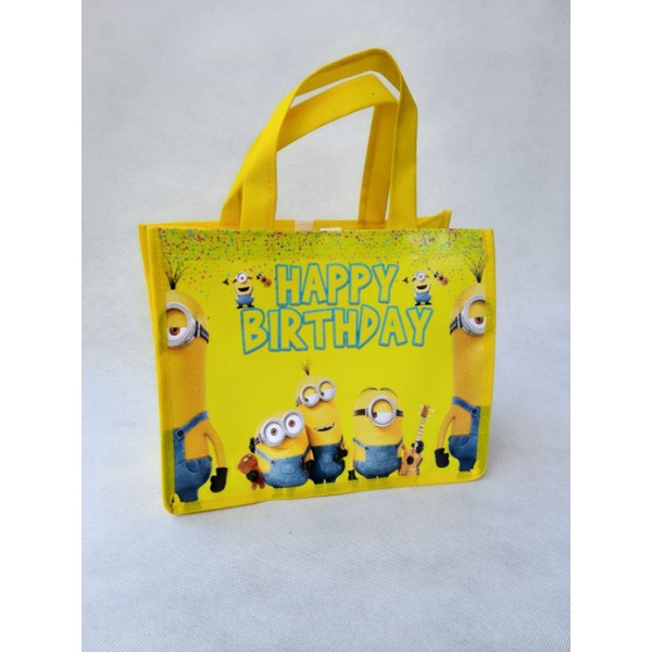 

Tas ultah ready stok minions / tas ultah minions / tas ulang tahun / goodie bag