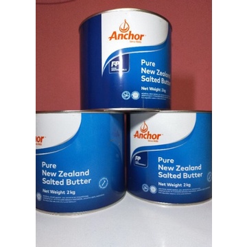 

Butter Salted Anchor 2 kg Kaleng Bahan Kue Lebaran Kering Free Bubble Wrap dan Dus Tebal