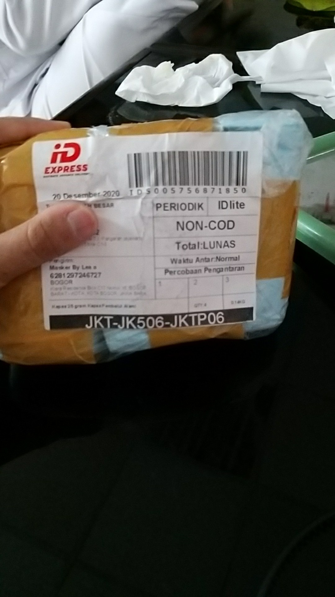 Kapas 25 Gram Kapas Pembalut Alami Zernii