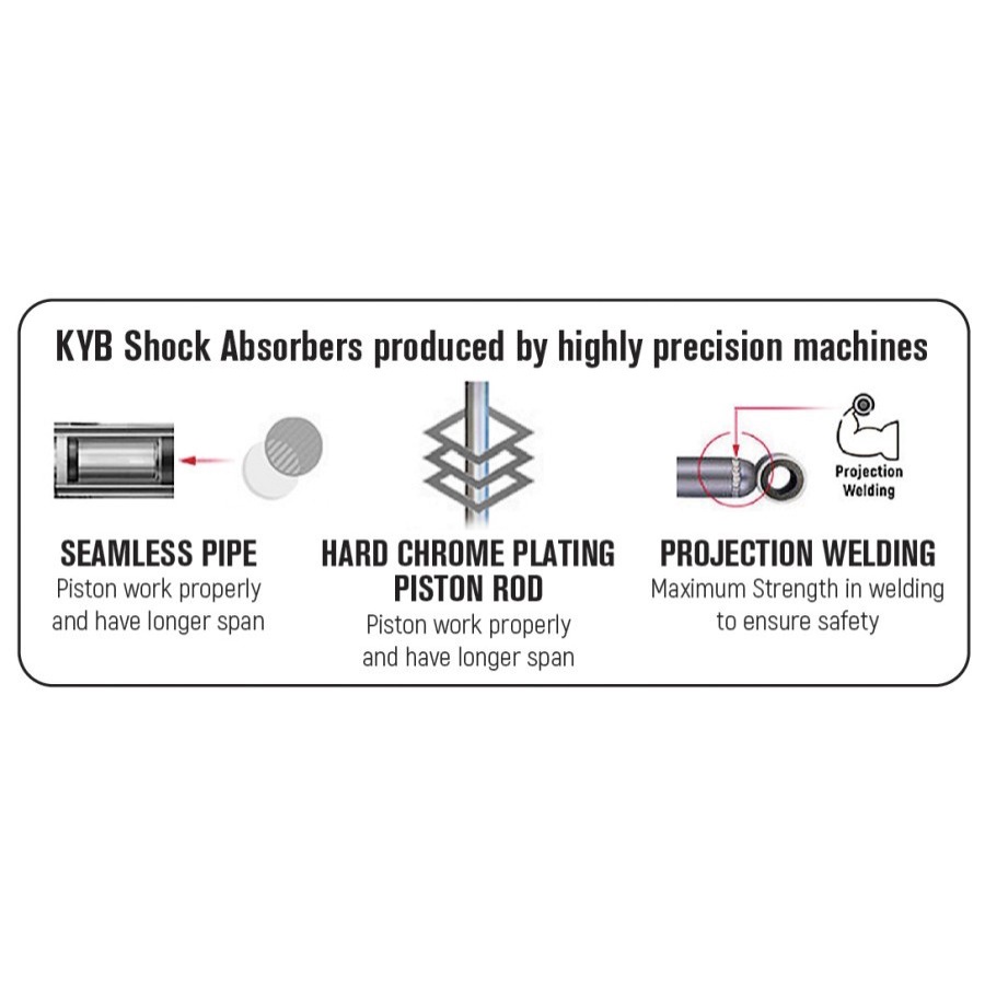 Shock breaker dan per kayaba belakang,Kayaba XR Toyota Calya Sigra