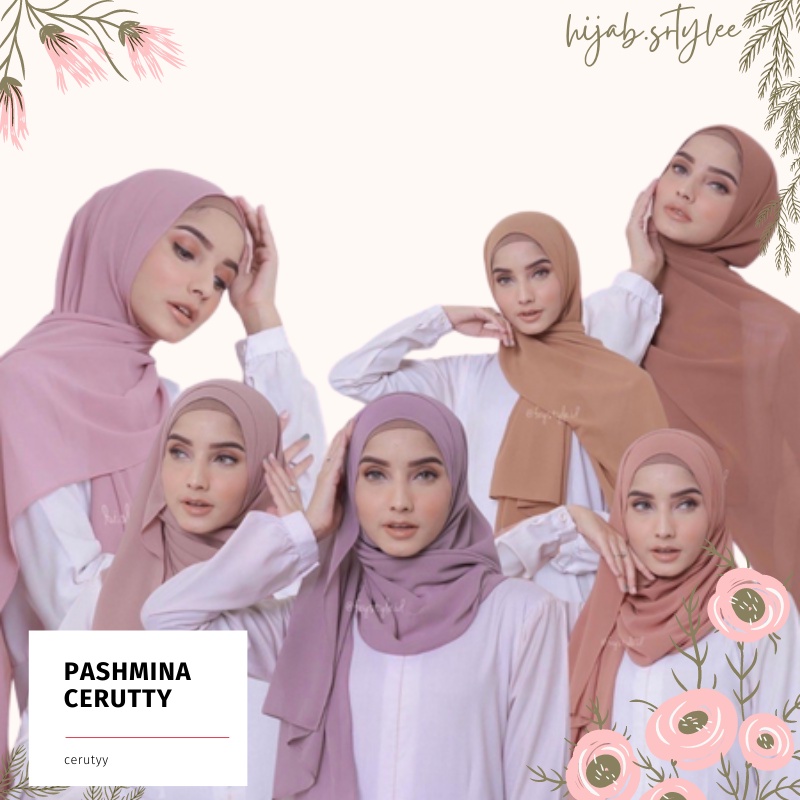 Hijab Pashmina Ceruty Baby Doll Premium by hijab.stylee