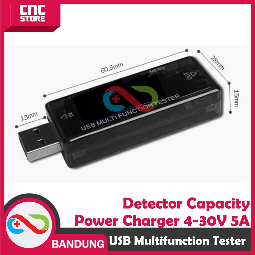 USB TESTER 4-30V 5A MULTIFUNCTION TESTER QC 3.0 2.0 FC USB DOCTOR