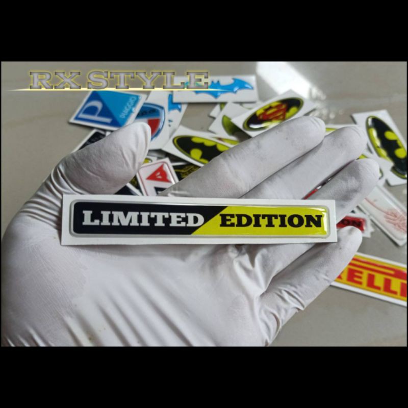 

Stiker timbul Limited Edition