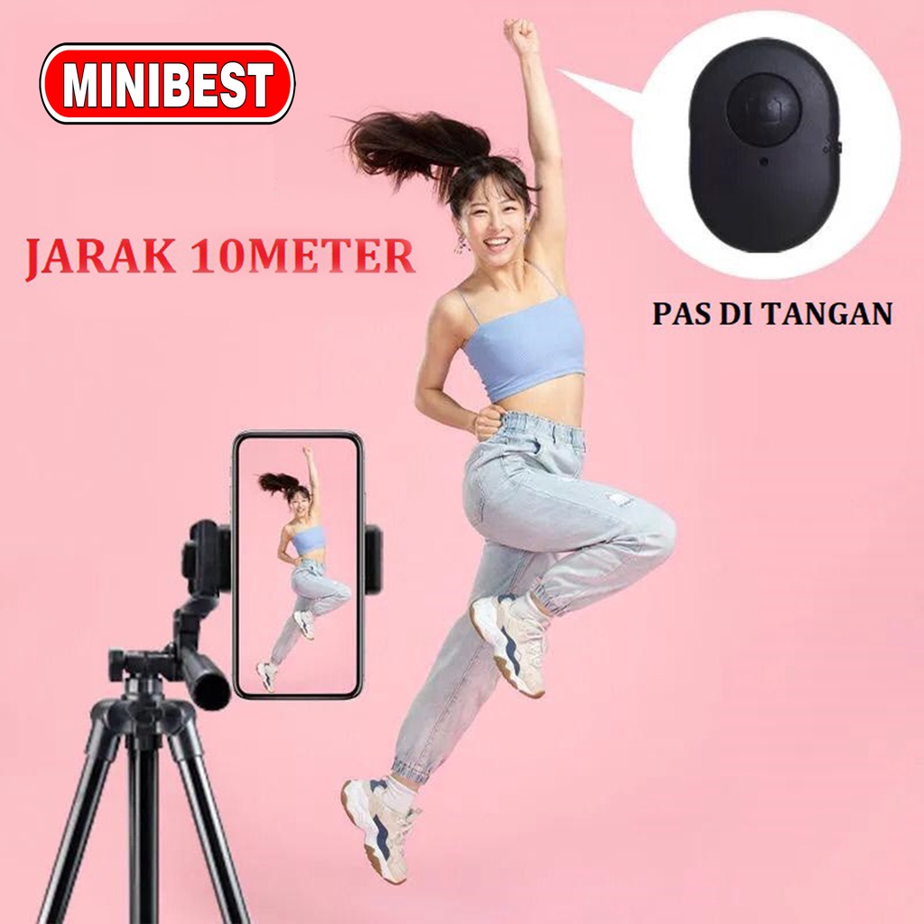 REMOTE BLUETOOTH REMOTE SHUTTER KAMERA / REMOTE SELFIE / REMOTE FOTO HP REMOT