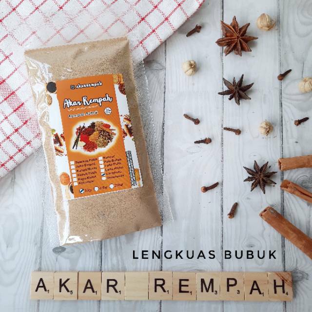 

Akarrempah Lengkuas Bubuk Murni / Galangal Powder / Laos