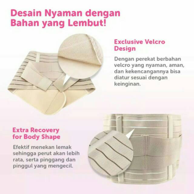 KORSET STAGEN BELT DOUBLE PEREKAT / KORSET PENGECIL PERUT BEST SELLER