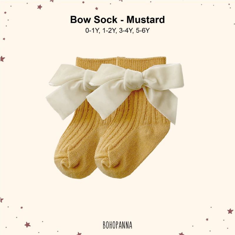 BOHOPANNA BOW SOCK