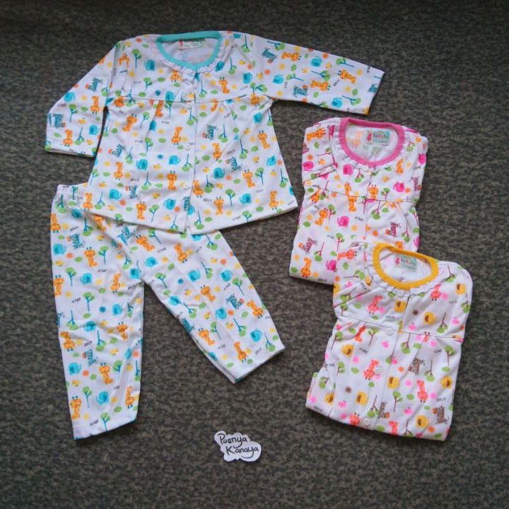 SPY68 Setelan Baju Bayi Perempuan Piyama Baju Tidur Motif SPY68 Setelan Baju Bayi Perempuan Piyama Baju Tidur Motif