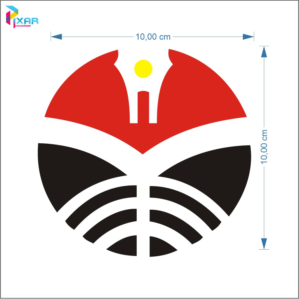Jual STIKER KAMPUS LOGO UPI UNIVERSITAS PENDIDIKAN INDONESIA STICKER