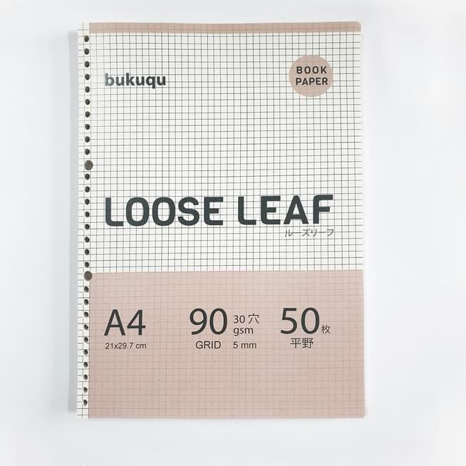 

Limited!!-352 A4 Bookpaper Loose leaf - GRID by Bukuqu