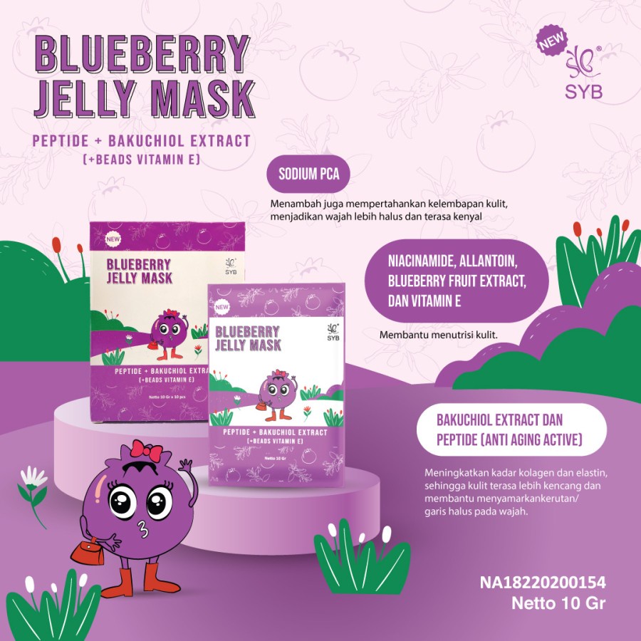 NEW SYB Jelly Mask bpom