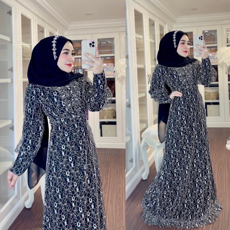 Dress Brokat Ori Shellasaukia