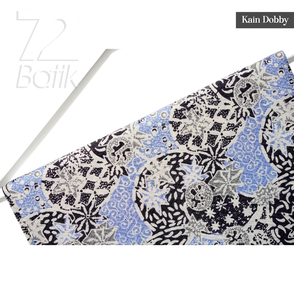 KAIN BATIK PREMIUM Bahan Dobby Motif Daun Abstrak Warna Ungu Hitam Putih 722191 Cap 72 Jarik Jarit Samping Kebat Panjang Batik Katun Modern Premium Bahan Seragam Batik Pernikahan Kantor Keluarga Murah Kamen Jadi Batik Bali Lembaran